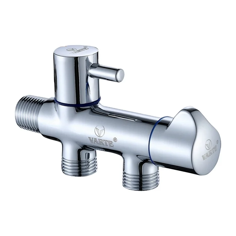 2021 Quality-assured traditional design kitchen bathroom brass  double angle valves