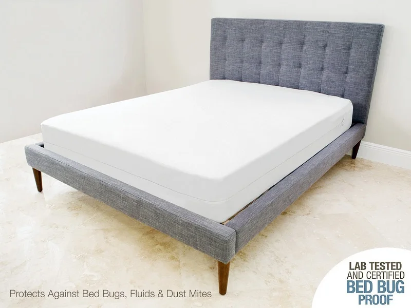 
Waterproof, Dust Mite Proof, Bed Bug Proof, Hypoallergenic Breathable Mattress Protector 