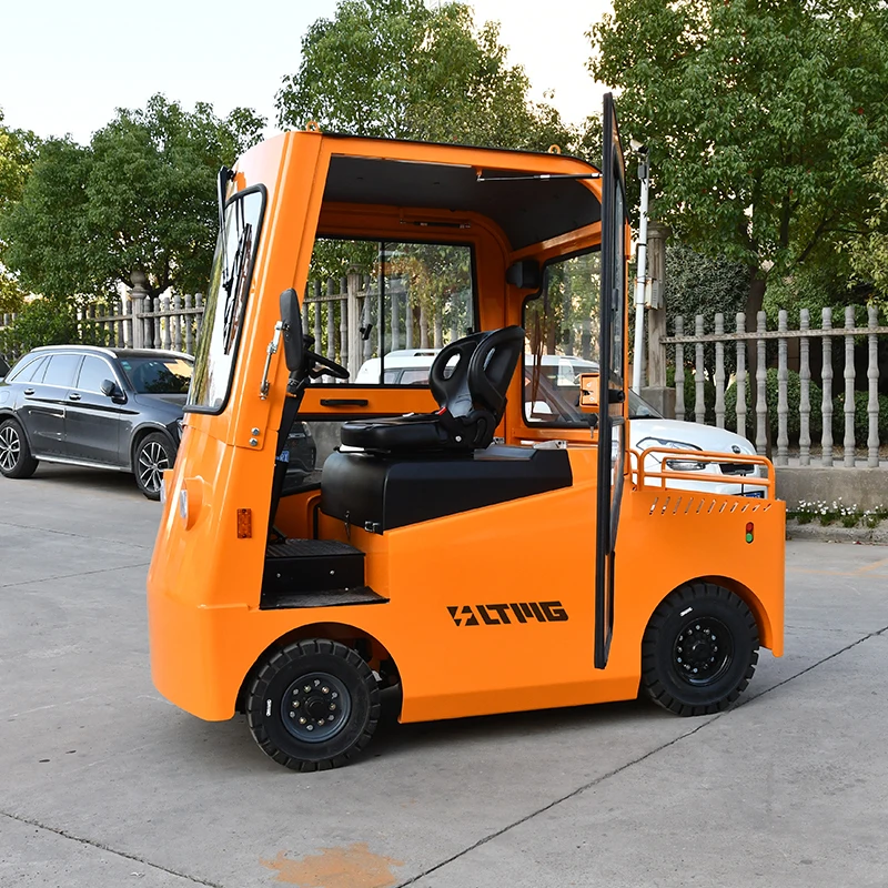 10ton Electric Small Tractor With Powerful Towing Force Seat Efficient Docking Electric Tractor