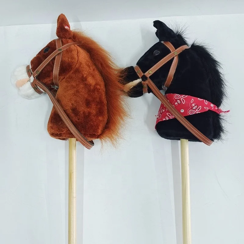 Хобби Лошадь Коричневый ручной работы Stickhorse Steckenpfed игрушки от детей