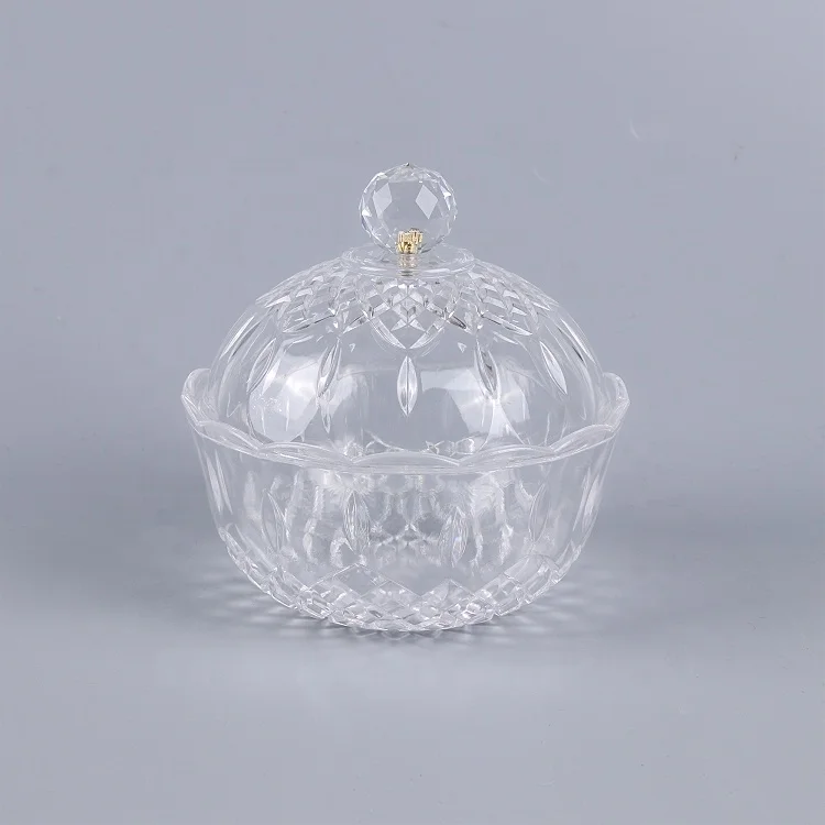 
Clear Storage Container Transparent Plastic Cake Candy Jars With Lids For Kitchen 