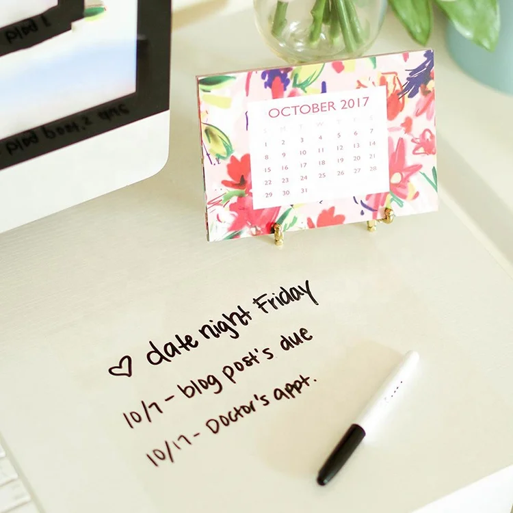 flexible transparent dry erasemessage board PET film for whiteboard