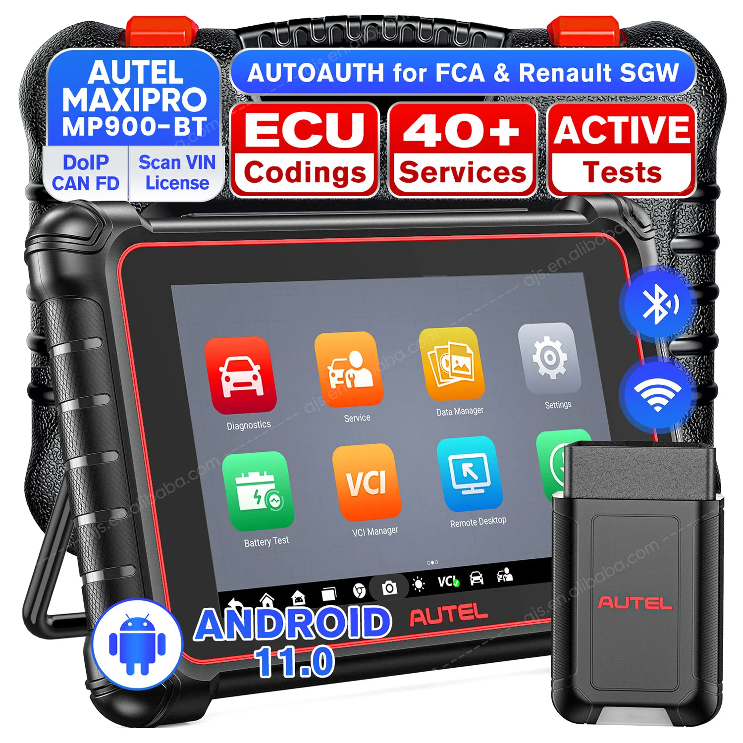 Autel MaxiPRO MP900 BT Car OBD2 Scanner Code Reader MP808 MP900BT Vehicle Universal Full System Smart Auto Diagnostic Tools