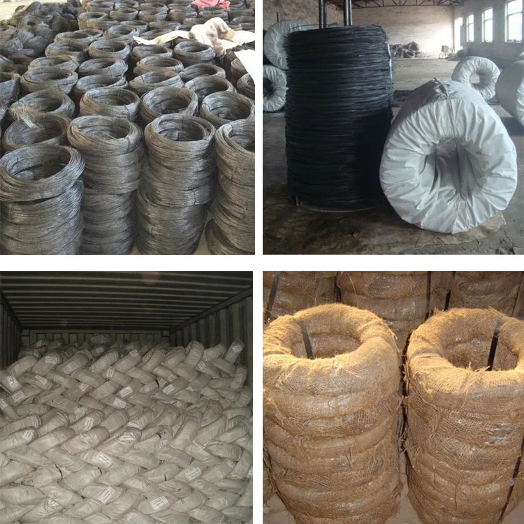 Bwg18 1 24 мм Arame Recozido Torcido Loop Tie Wire связывающий провод мягкий черный отожженный