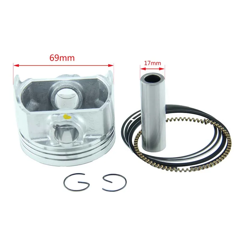 High Performance ZSCB250 69mm 17mm pin 250CC Piston kit for ATV Motorcycle pit bike with CB250 Water cooled engine