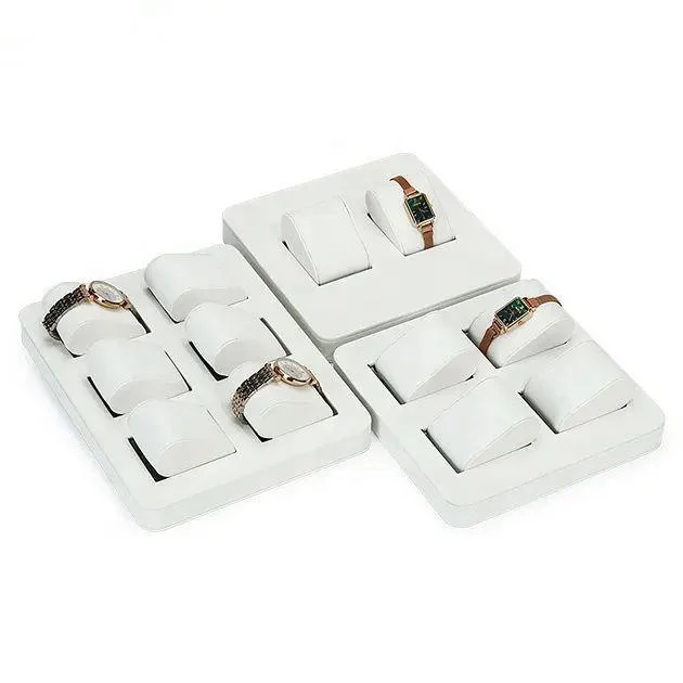 VANLOCY Watch Stand Leather Watch Jewelry Bangle Display Stand Holder metal Base watch display stand design