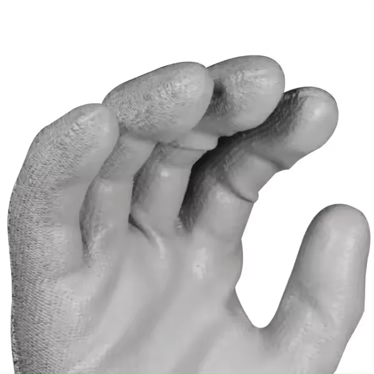 HPPE Best En388 tig welding Protective Industry Anti Cut types Level 5 PU Coated Construction Work Safety high voltage Gloves