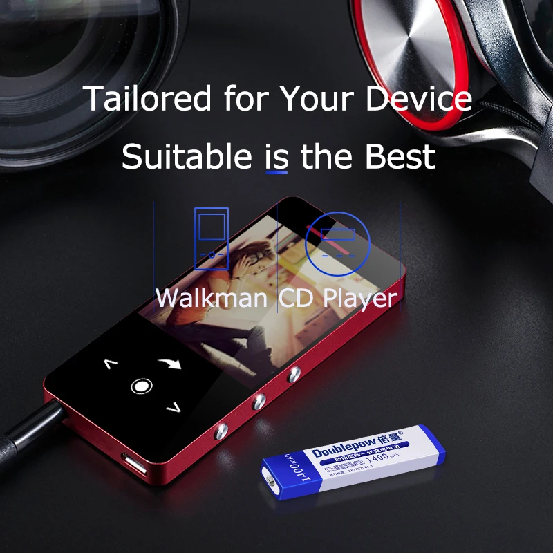  Перезаряжаемая жевательная резинка для Sony Walkman и CD-плеера 1 2 в 1400 мАч