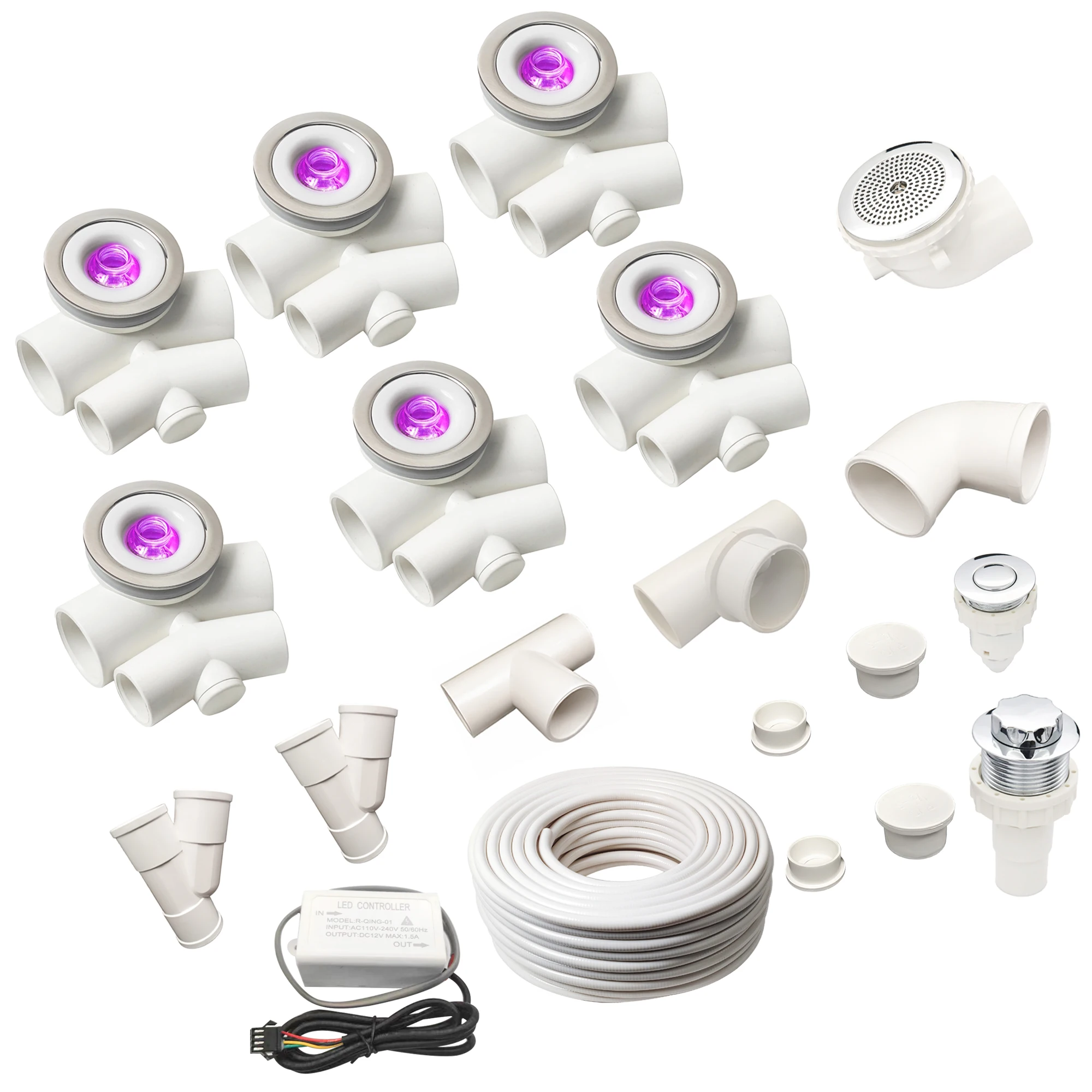 New Design Lighting Hot Tub Whirlpool Led Light Jet Hydro Spa Led Nozzle