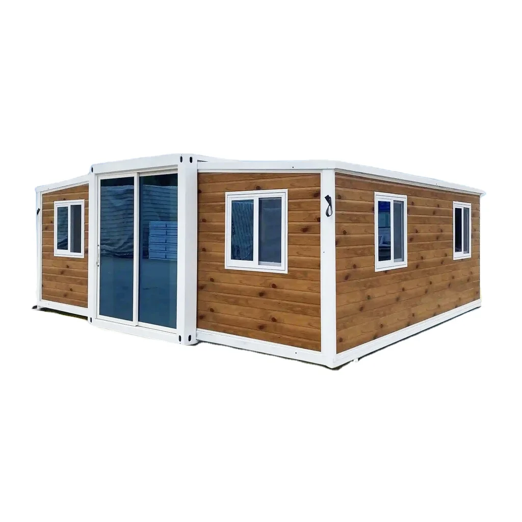 luxury australia standard Folding 5 bedroom container House with bathroom and kitchen Expandable Modular Home 40ft Prefab house