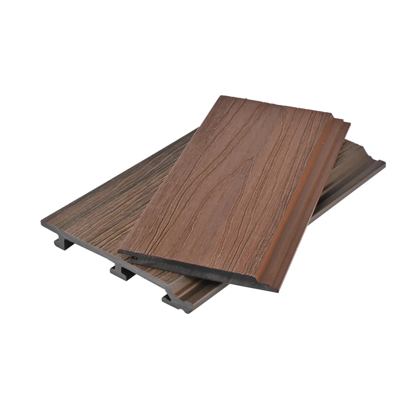 WPC Panel Waterproof Deep Wood Grain Exterior Wpc Wall Claddings From Professional Manufacturer