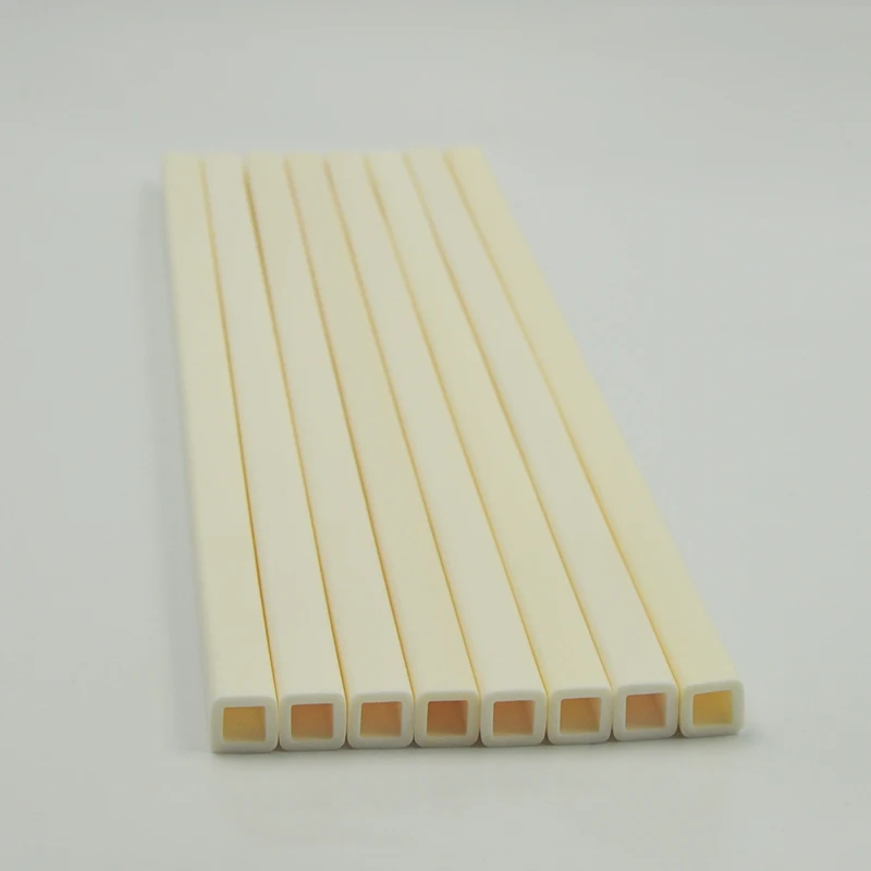 High Temperature Alumina Ceramic Square Tube for Electric Heating Products