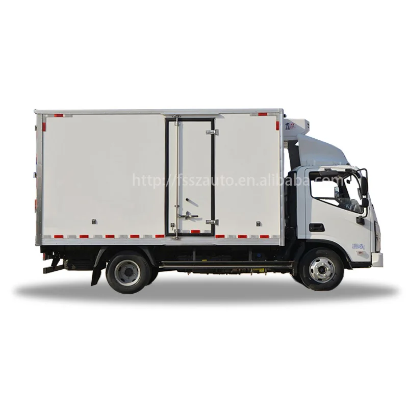 Лидер продаж Diesel1-5 тонн 4x2 РЕФРИЖЕРАТОРНЫЙ фургон грузовой бокс для еды грузовик по низкой цене