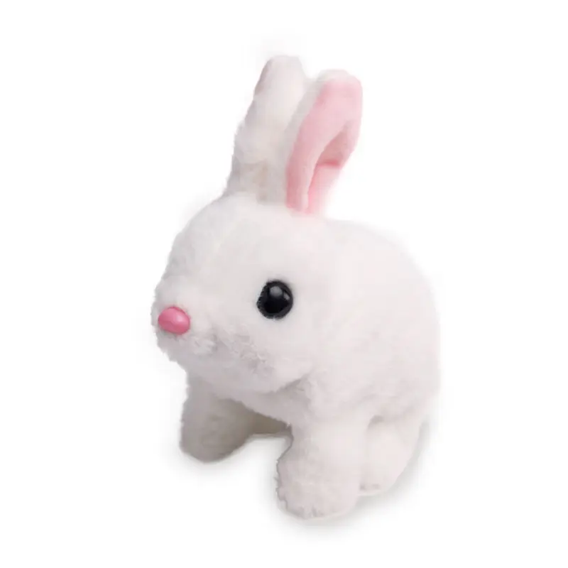 Wholesale Stuffed Animal Toys Electric Rabbit Walk And Shake Ears With Sound For Bunny Plush Toys Kid