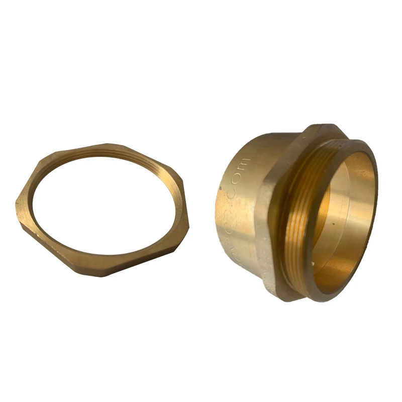 High Quality Brass Male Water Pipe Coupling and Female Copper Fitting Turned Parts Pipe Fittings