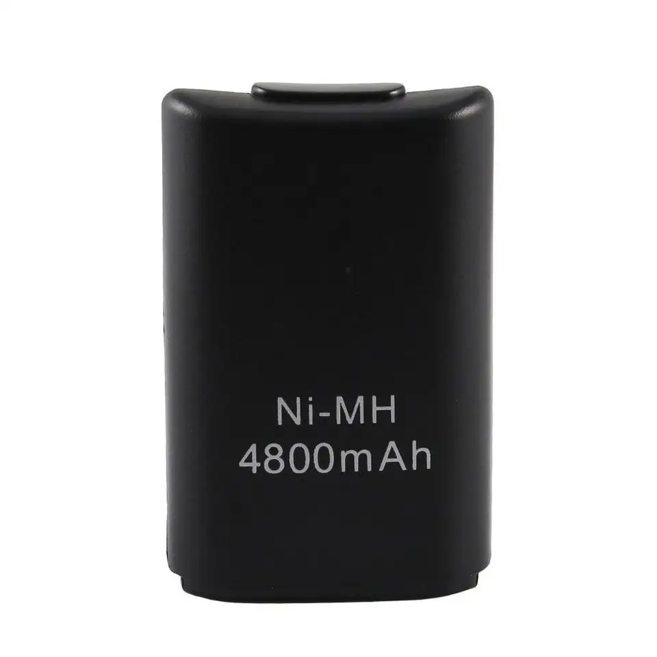 High quality Charging kit For xbox 360 Battery 4800mAh Rechargeable Battery Pack Charger Cable black and white