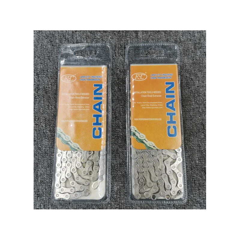 Wholesale FSC 678/9/10/11 Speed Bike Chain Silver 116L Mountain Bike Bicycle Chain