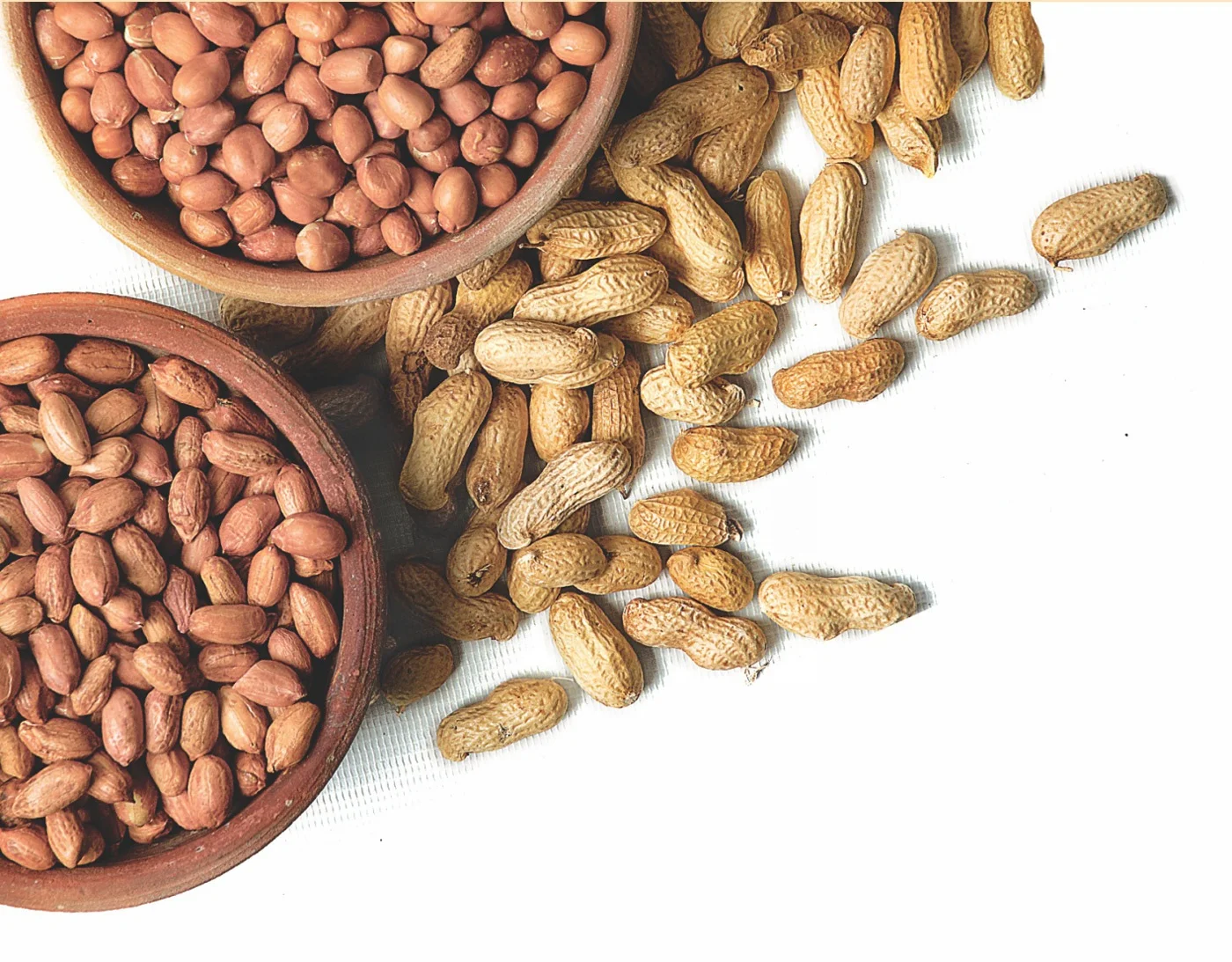 
Best quality Bold peanuts with reddish-brown skin with an oblong shape 