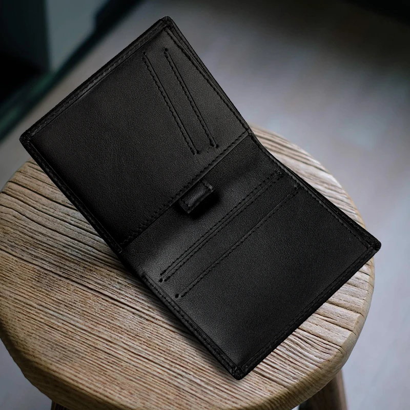 Genuine Leather Purse Manufacture Custom Logo Leather Wallets Luxury Purse