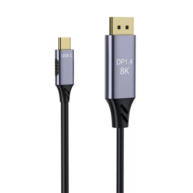 Male to male Type c to DP HD DisplayPort cable audio and video adapter 3.1 type c to dp 1.4 cable 4K@60Hz 2K@144Hz Cable