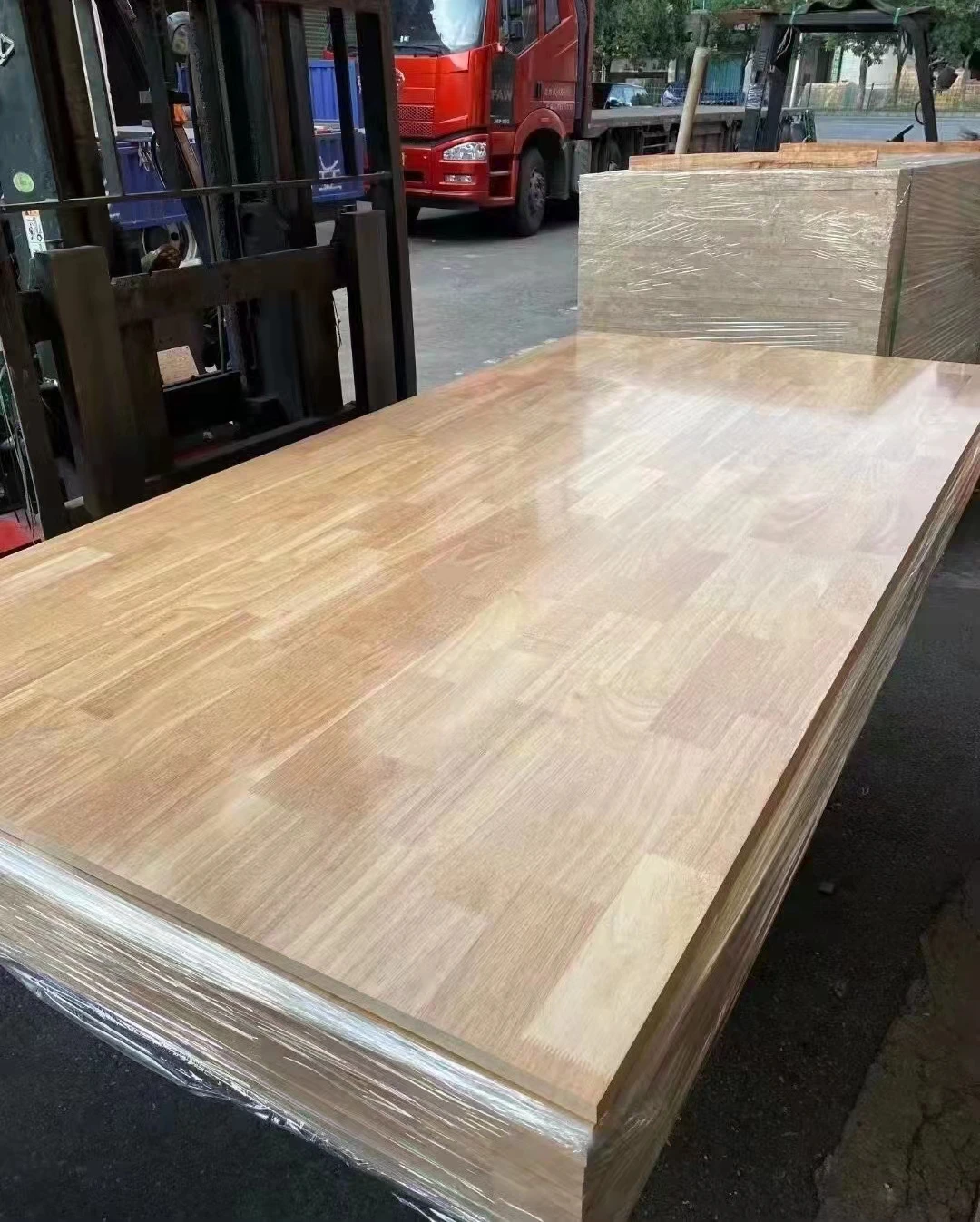 high quality rubber finger jointed board