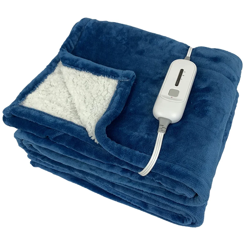 USA standard ETL ISO Electric Blanket 120V 115W Machine Washable Household And Office Warm Use In Cold Winter Also  For Bed