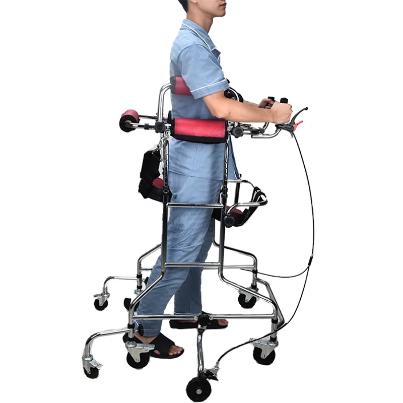 8-wheeled walker Auxiliary Rehabilitation Cerebral Palsy Walking Aid Hemiplegia Exercise Walkers  for sale