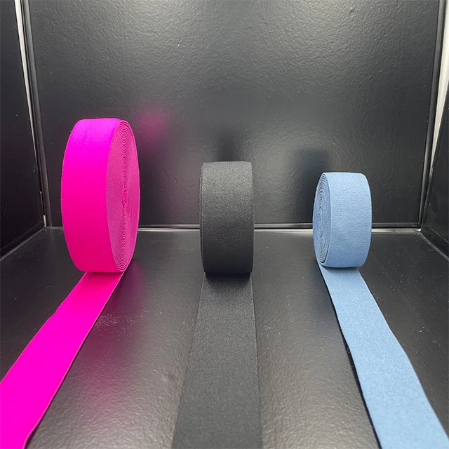 TUTON Woven In Solid Color With Cheap Price Soft Hand Feel Webbing Elastic Waist Tape