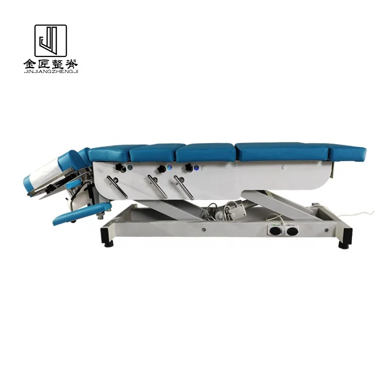 Electrically Controlled Height Back Traction Table physical therapy treat Chiropractic Bed Chiropractic Table