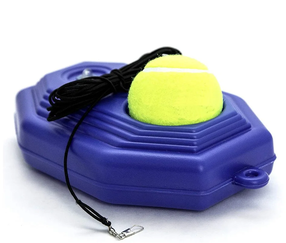 Heavy Duty Tennis Training Tool Exercise Tennis Ball Sport Self-study Rebound Ball With Tennis Trainer Baseboard Sparring Device