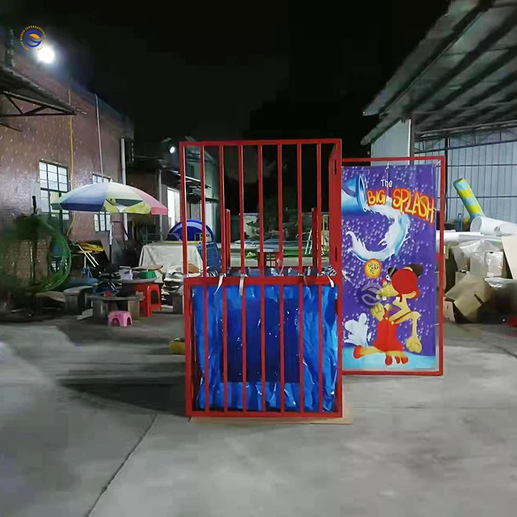 Customized Adults Interactive Dunk Tank Dunking Booth Water Splash Game