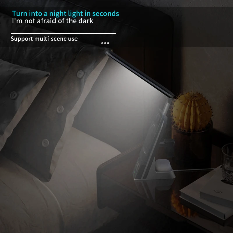 amazons best sellers 2022 7 in 1 wireless charger lamp for smartphones Android headset earphones qi enabled devices