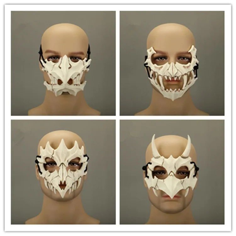 Best Latex Dragon God Mask Quadratic Element Anime Mask And High Quality Anime Printing Face Mask