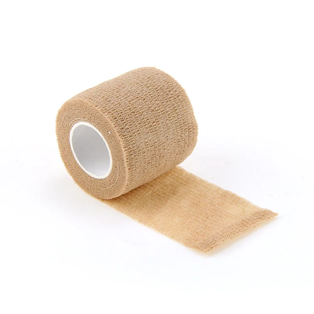 Non Woven Tape Flexible Gauze Bandages Self Adhesive Elastic 5cm Cohesive Bandage
