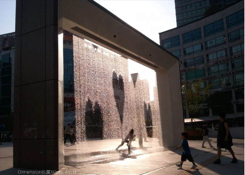 
graphic water curtain with touchpad programmer musical fountain for event announcement rent 