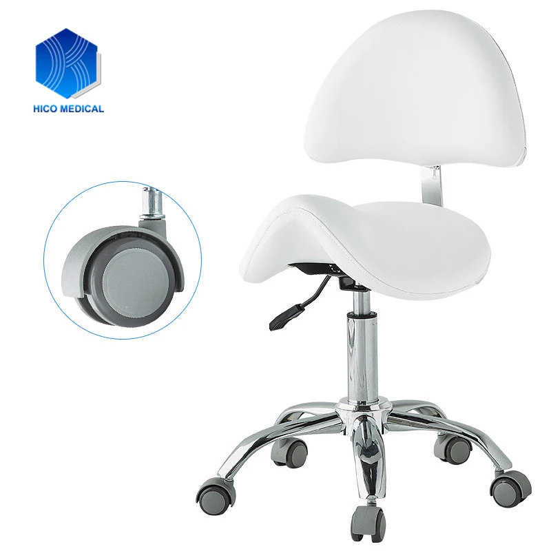Hot Sale Good Quality Height Adjustment  Multifunctional Dental Chair Operational Chair With Universal Wheel