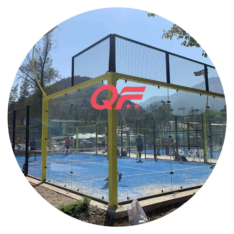 Высококачественное наружное Панорамное весло из закаленного стекла для теннисного спорта