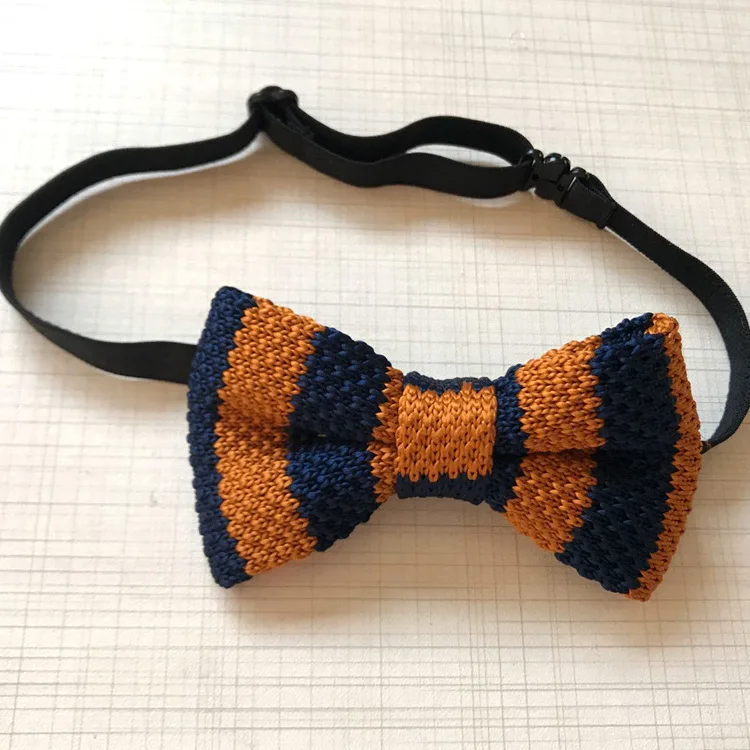 Долгосрочная поставка, модные креативные детские галстуки-бабочки Genya, галстук-бабочка в полоску для официальной одежды