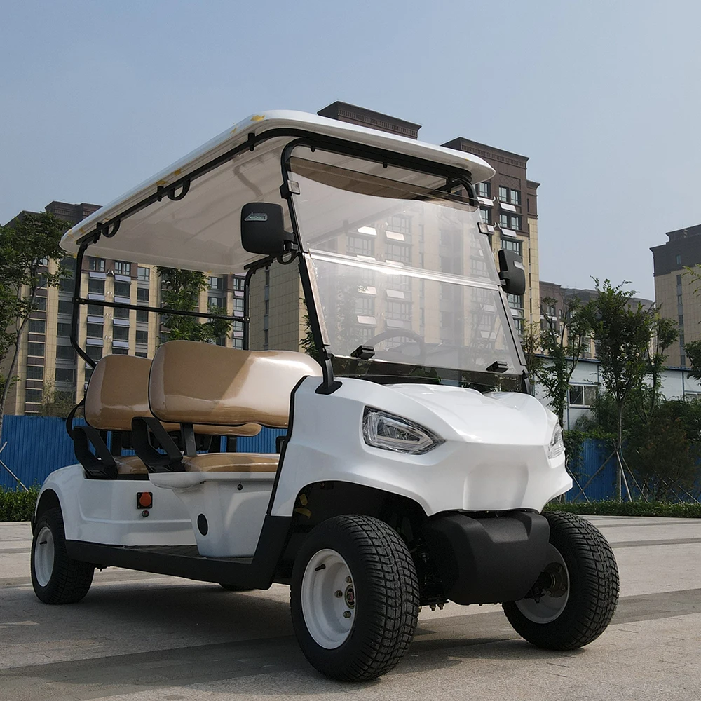 Cheap price 48V/ 72V 5KW 4x4 Electric Golf Buggy Price Golf Carts 4 Passenger 6 Seats for Sale