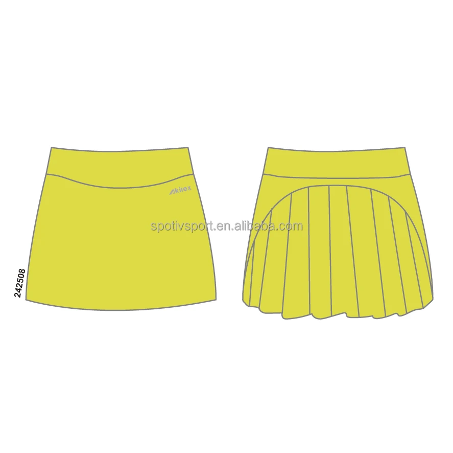Low MOQ Athletic Golf Dance Skort Outdoor Pickleball Skirt Custom Sublimation Pickleball Sports Skirt
