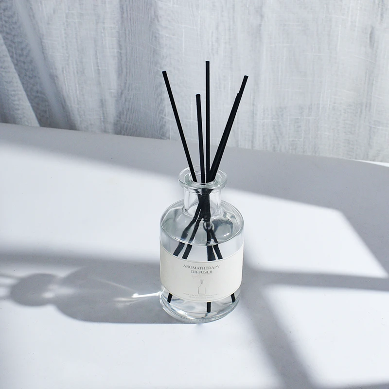 Luxury Home Decorative Aromatherapy Essential Oil Fragrance Reed Diffuser with Button Package Box