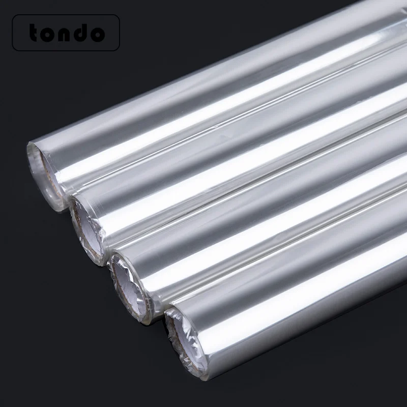 Tondo Wholesale high quality Clear Cellophane Wrap Roll Gift Basket Transparent Arts and Crafts packing