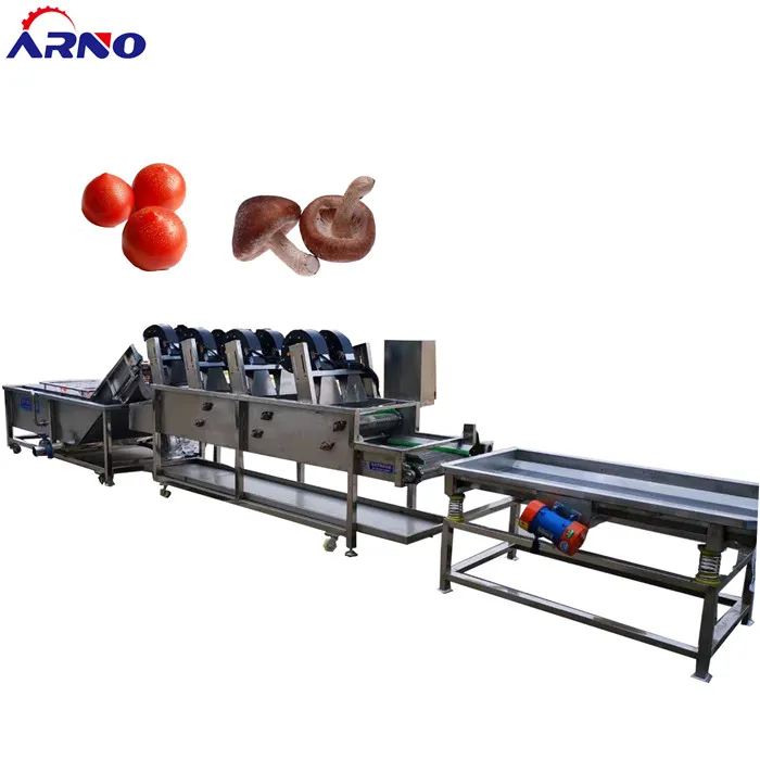 apple strawberry spray washing polishing production line stainless steel carrot cleaning drying waxing weight sorting line