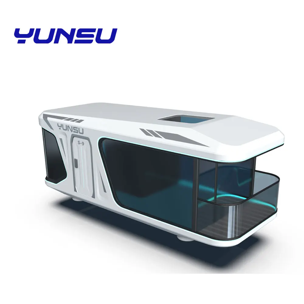 Modern Mobile Tiny  Home 28 sqm 2 bedrooms 1 studio 1 kitchen Easy Construction Aircon Floorheating Summer House