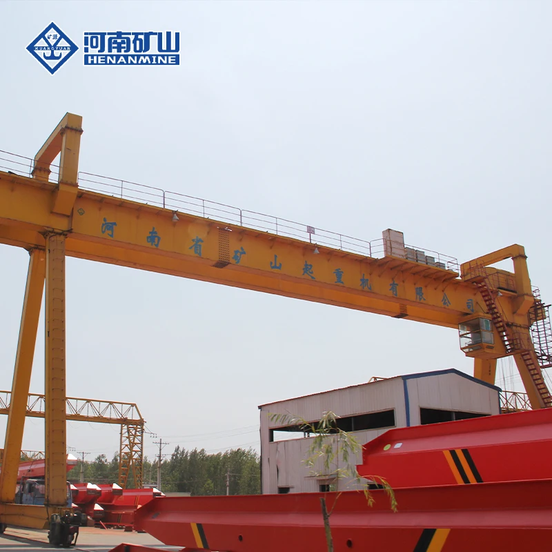 60 ton double girder gantry crane with China factory price