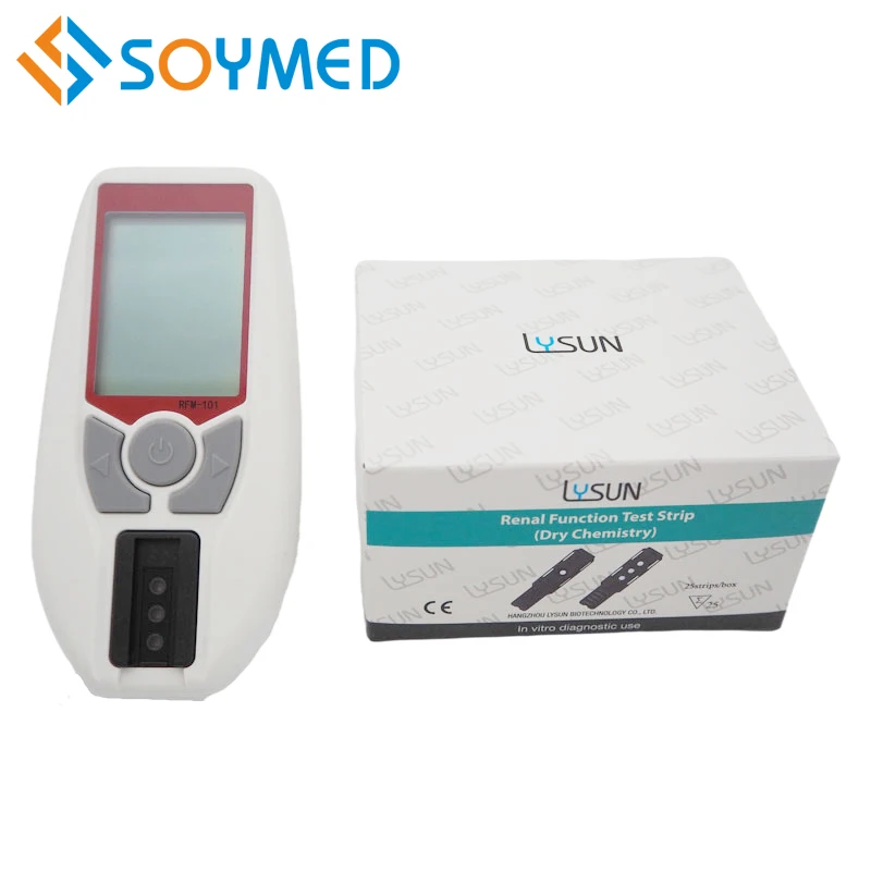 3 in 1 Renal Function Analysis analyzer Meter tests Uric Acid UA CR UR Quick Check Strips