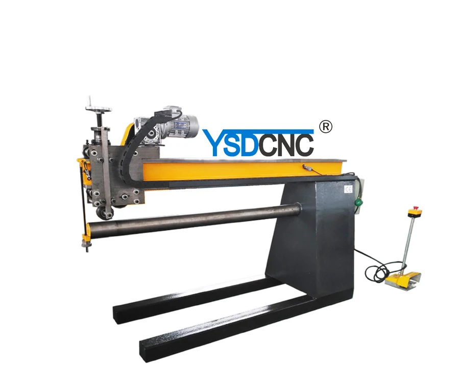 YSDCNC circular pipe ventilation HAVC round duct seam closer machine