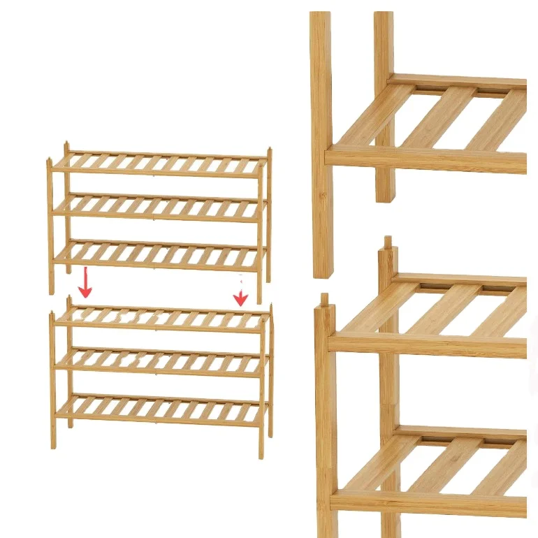 Wholesale household living room bedroom multifunctional shelf shoe rack storage shelves