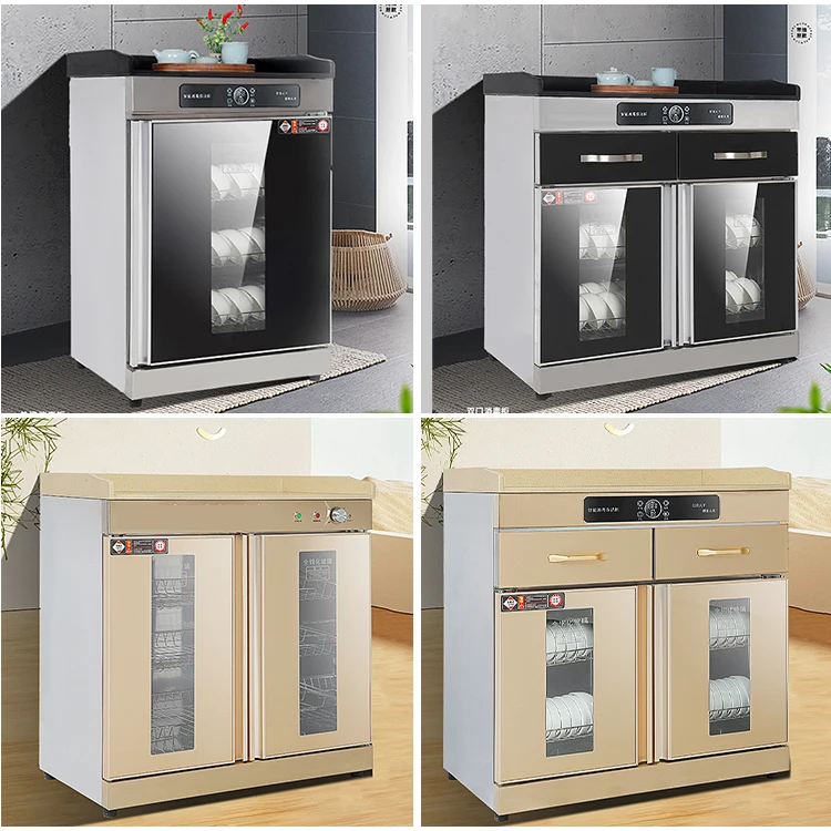 Commercial restaurant kitchen dish dryer sterilizer hot air disinfection cabinet