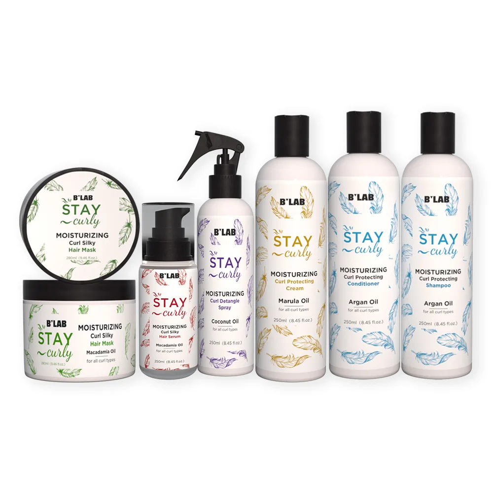 Private Label Wholesale Hair Products Hair Care Curly Hair Shampoo and Conditioner